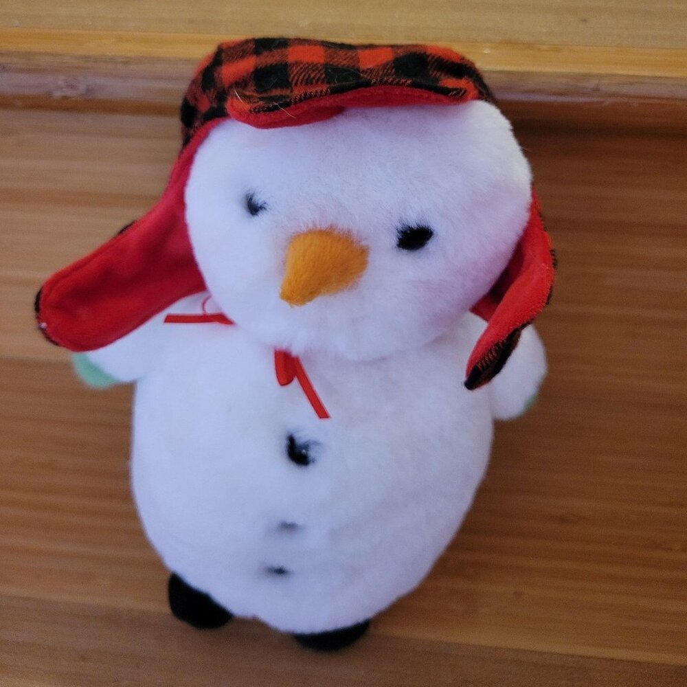 MELTY the Plush SNOWMAN Stuffed Animal Red Hat 15474 Douglas Cuddle Toys…